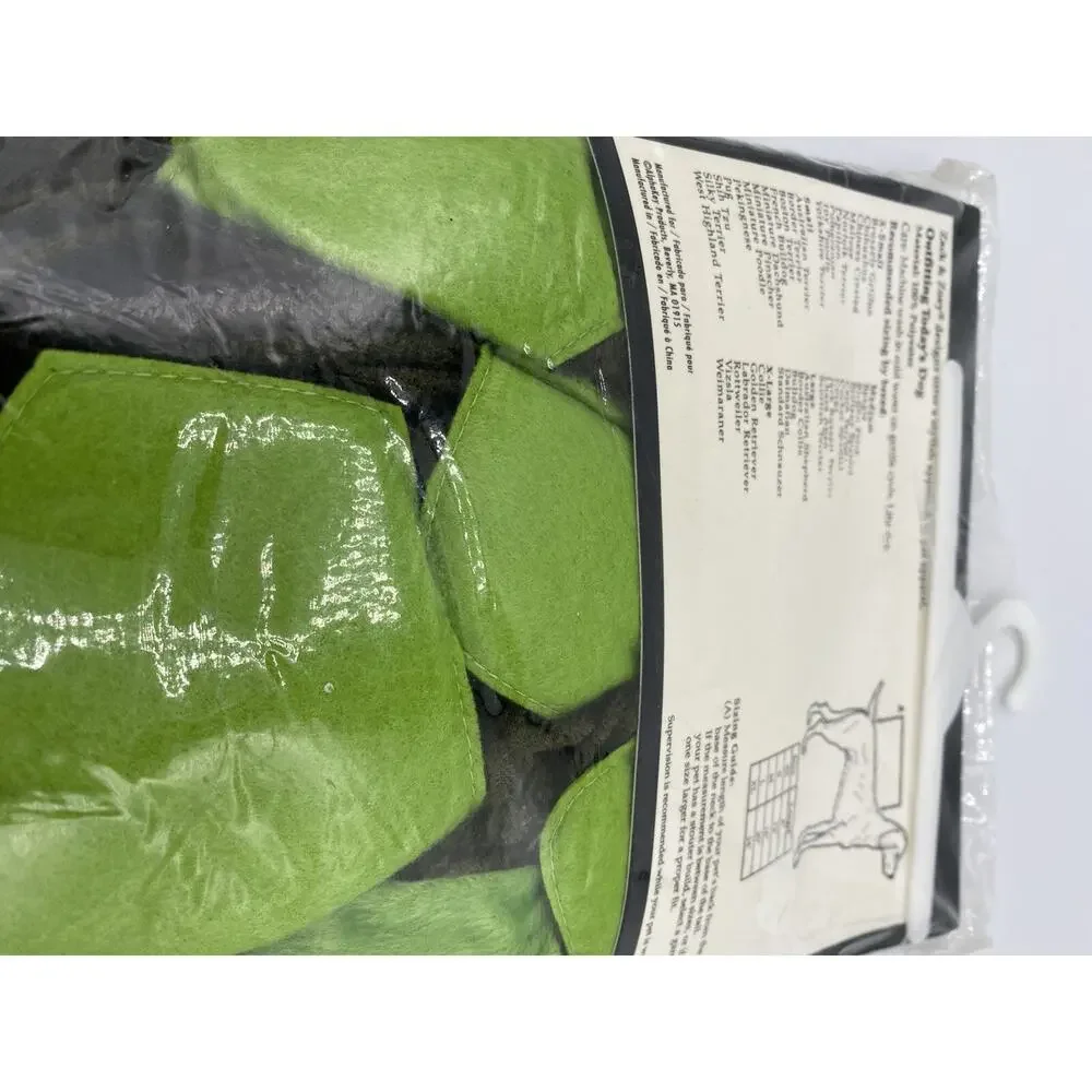 Zack And Zoey Turtle Dog Costume Sz Medium